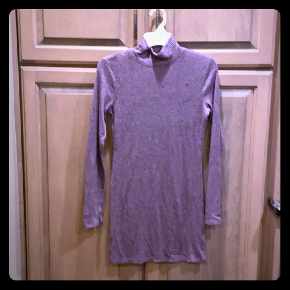 Turtle Neck Sweater Dress